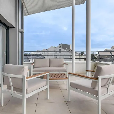 150m Du Port Du Pouliguen, Avec Terrasses Apartmán Le Pouliguen